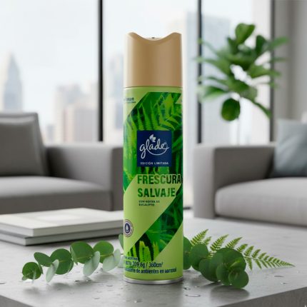 AROMATIZANTE GLADE AEROSOL FRESCURA SALVAJE 360 ML