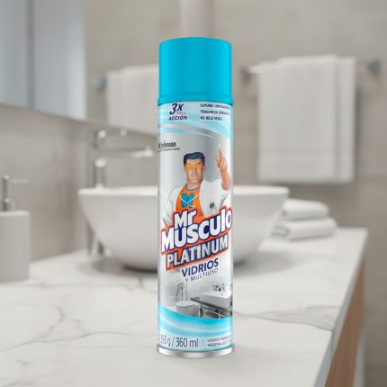 LIMPIAVIDRIOS MR. MUSCULO EN AEROSOL  360ML NUEVO