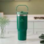 VASO STANLEY FLIP STRAW TUMBLER 20 OZ ALPINE