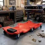 CAMILLA PARA MECANICO CON RUEDAS LH-916