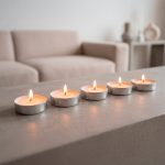 CAJA X50 VELAS TEA LIGHTS COLORES VARIOS JHLZ-3