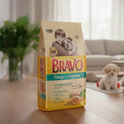 ALIMENTO PARA PERROS BRAVO POLLO Y VEG 1 KG