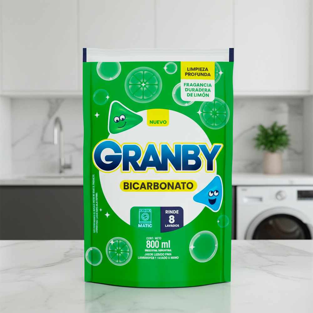 10028.1 JABON GRANBY LIMÓN DOY PACK 800ML - Imagen 1