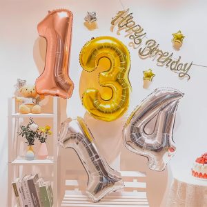 GLOBO NUMEROS 40″ UNIDAD FOIL BALLOON SYQ-13