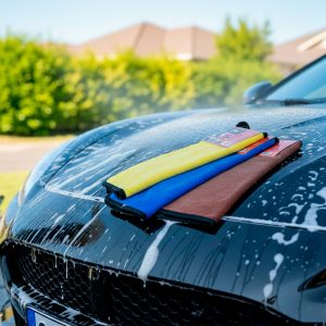 PAÑO MICROFIBRA P/AUTOS 40X40CM C/VARIOS GR947