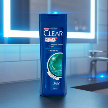 SHAMPOO CLEAR MEN LIMPIEZA DIARIA 400ML 68473344