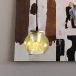 LAMPARA COLGAR TIPO GLOBO DE VIDRIO LH-3852