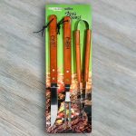 SET PARRILLA 3PZ PINZA TENEDOR CUCHILLO LH-3616 - Imagen 4