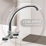 GRIFO MONOCOMANDO 20CM PARED ITALOMIX LH-3028 - Imagen 13