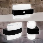 LUMINARIA 12W LUZ LED DOBLE OVALADO P/PARED LH3475 - Imagen 7