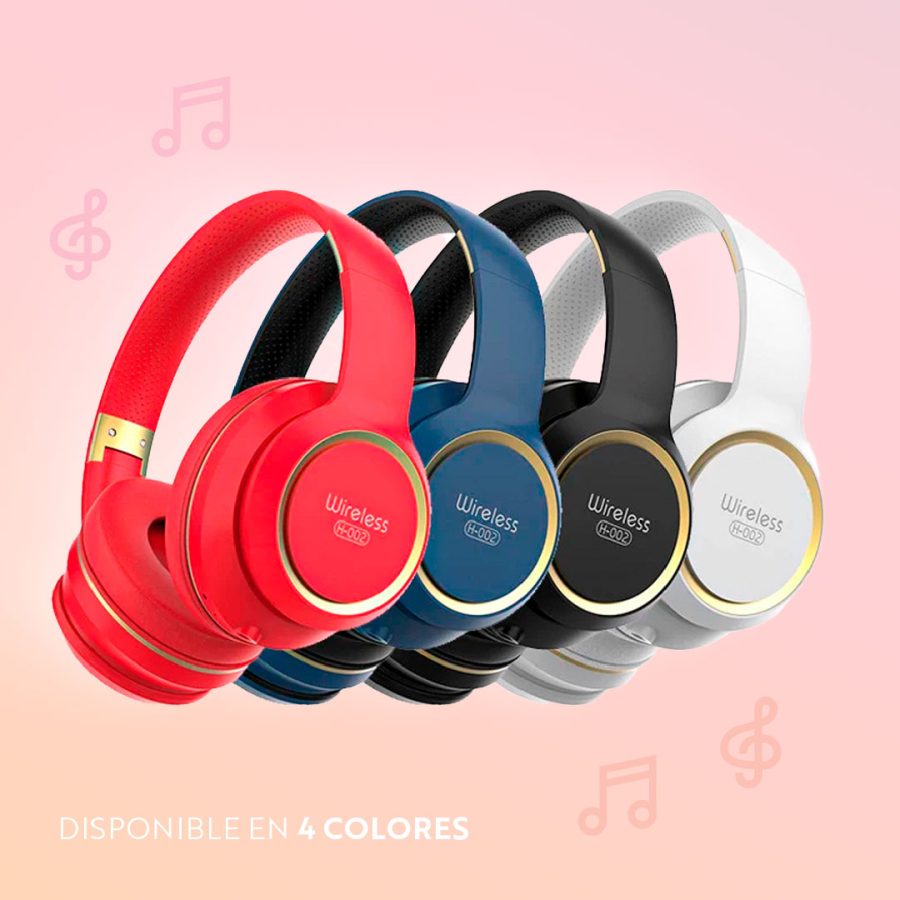 AURICULARES INALAMBRICOS WIRELESS H-002 LH-3195 - Imagen 6