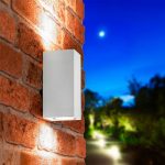APLIQUE 6W LED RECTANGULAR DOS LUCES BLANCO LH3466