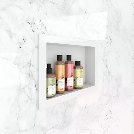 NICHO BLANCO P/EMBUTIR 30X40CM PARA BAÑO METASUL