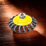 CEPILLO 4" PLANO DE ACERO P/AMOLADORA UYUS EBP704