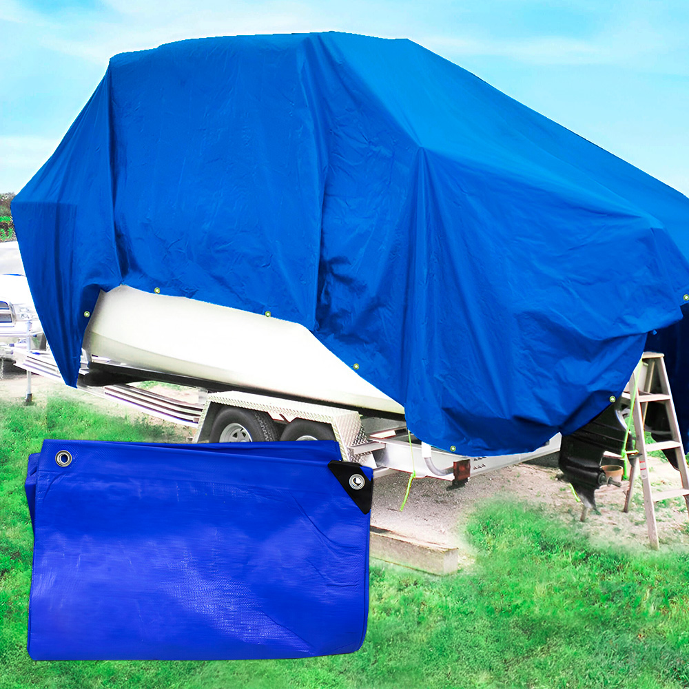 1-157-1 LONA PLASTICA AZUL MULTIUSO 3X4M LH-4021 - Imagen 1