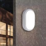 TORTUGA LED 8W BLANCA OVALADA FRIA 6500K LH-2761