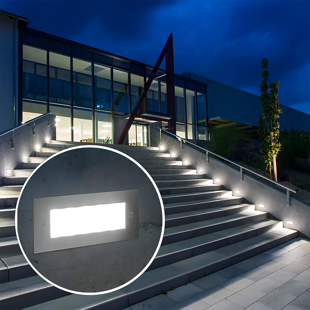 1-69 LUZ LED PARA ESCALERA 17X7CM LH-2818 - Imagen 1