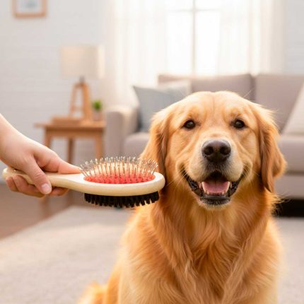 PEINETA 21CMX6CM MEDIANA DOBLE PARA PERROS LH-590