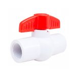 LLAVE DE PASO 1/2" PLASTICA BLANCA/ROJA LH-763 - Imagen 2