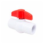 LLAVE DE PASO 1/2" PLASTICA BLANCA/ROJA LH-763 - Imagen 4