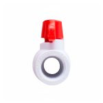 LLAVE DE PASO 1/2" PLASTICA BLANCA/ROJA LH-763 - Imagen 5