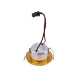 SPOT LED FIJO 3W 5CM COLOR PLATEADO LH-1908 - Imagen 2