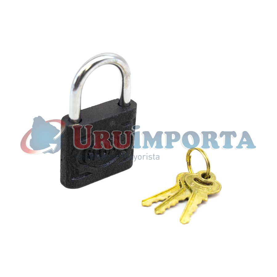 1334.2 CANDADO GLOBE NEGRO 50MM LH-50 - Imagen 1