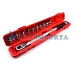 TORCOMETRO 1/2" 11 PZ CON DADOS UYUSTOOLS TQM011 - Imagen 2