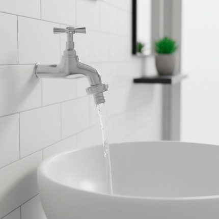 CANILLA 1/2" SALIDA 3/4" METALICA CROMADA LH-368