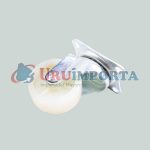 RUEDA PLASTICA BLANCA 2" BASE METAL GIRATOR LH-558 - Imagen 2