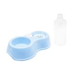 PLATO DOBLE CON BEBEDERO PARA MASCOTA LH-3057 - Imagen 4