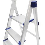 ESCALERA DE ALUMINIO 3 ESCALONES LH-1666 - Imagen 2