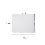 MESA PLEGABLE BLANCA 180X74X74 LH-4270 - Imagen 5