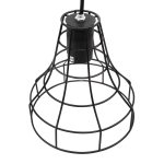 LAMPARA COLGAR VINTAGE JAULA METALICA NEGRA LH2316 - Imagen 2