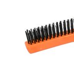 CEPILLO DE ACERO MANGO PLSTICO NARANJA LH-1431 - Imagen 3