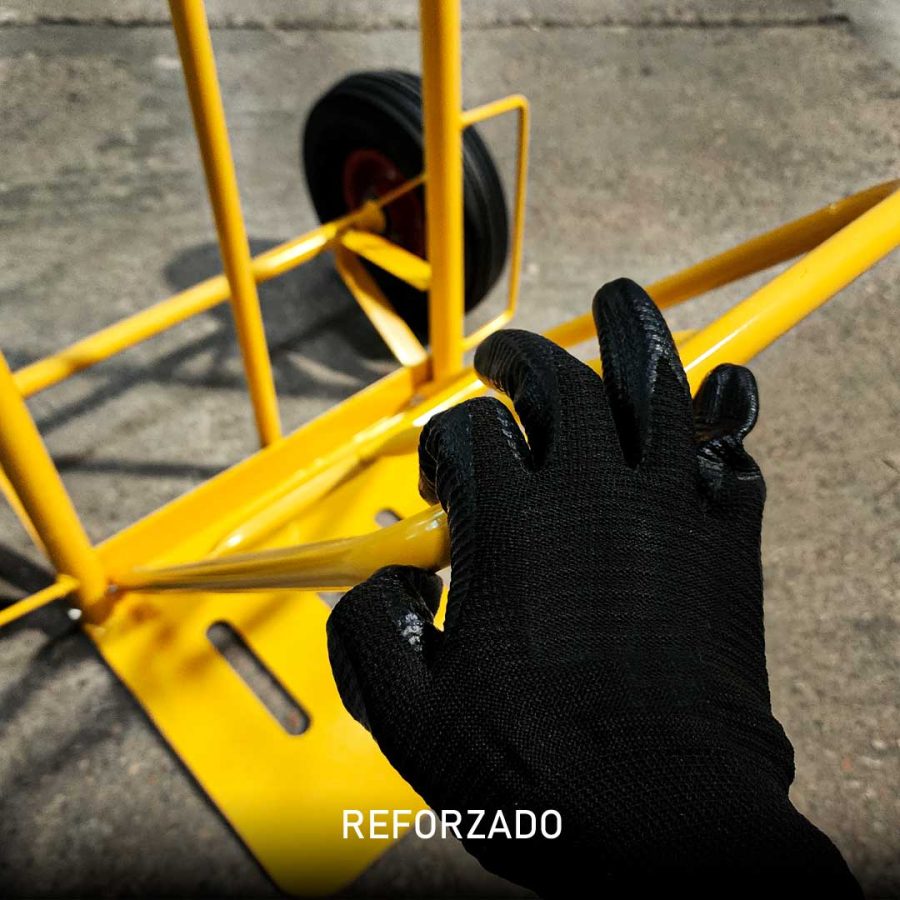 CARRO DE CARGA REFORZADO COLOR NARANJA LH-614 - Imagen 11