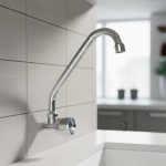 GRIFO METALICO PARED BRAZO ALTO ITALOMIX LH-805