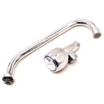 GRIFO METALICO PARED BRAZO ALTO ITALOMIX LH-805 - Imagen 6