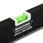 NIVEL METALICO 40CM 3 GOTAS MAKAWA MK-N40B - Imagen 4