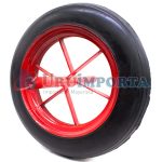 RUEDA MACIZA  P/CARRETILLA CON EJE LH-786 - Imagen 2