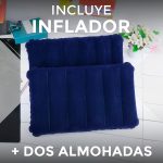 COLCHON INFLABLE 2PLAZA +INFLADOR+ALMOHADA LH-3251 - Imagen 6