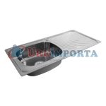 PILETA ACERO INOXID 100X50 CM C/VALVULA CM LH-2883 - Imagen 5