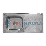 PILETA ACERO INOXID 100X50 CM C/VALVULA CM LH-2883 - Imagen 8