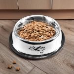 PLATO 22CM ACERO INOXIDABLE PARA MASCOTAS LH-1101