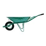 CARRETILLA CON RUEDA MACIZA COLOR VERDE LH-1168 - Imagen 2