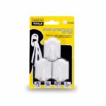 COLGADOR PLASTICO AUTOADHESIVO 3 UNIDADES LH-1214 - Imagen 2