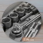JUEGO DE DADO 1/2”-1/4” 52PZ 4-32M AIWA LH-407 - Imagen 21