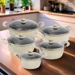 OLLAS SET 10PZ METAL-VIDRIO WOVE LH-4357