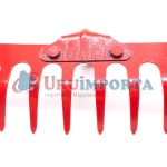 RASTRILLO 14 DIENTES 34CM METALICO ROJO LH-1561 - Imagen 3