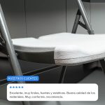 SILLA PLEGABLE PLASTICO METAL COLOR BLANCO LH-4267 - Imagen 6